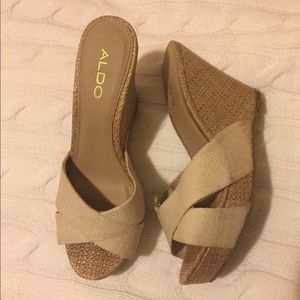Aldo wedges! 6.5 worn once